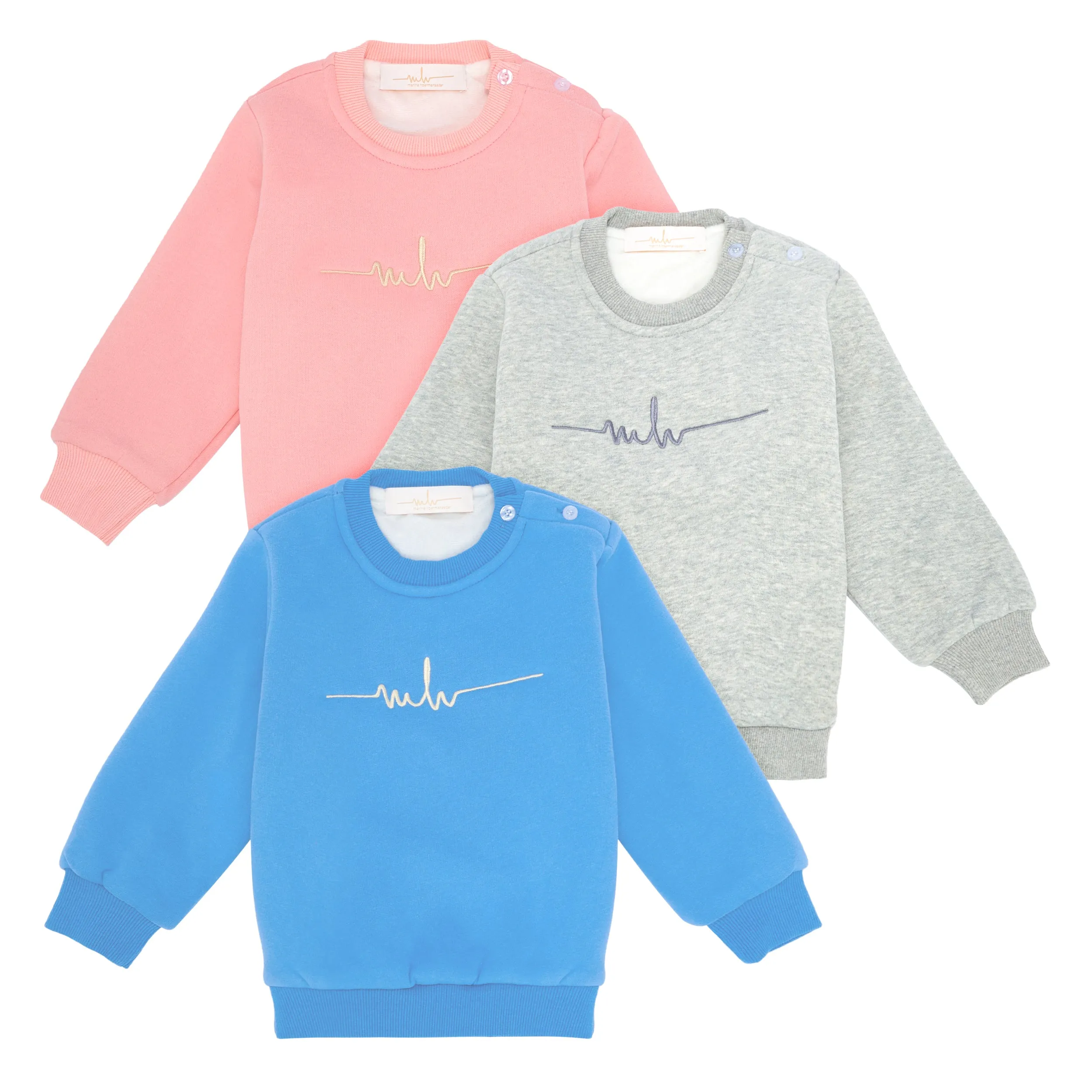 MH BABY SWEATER GREY