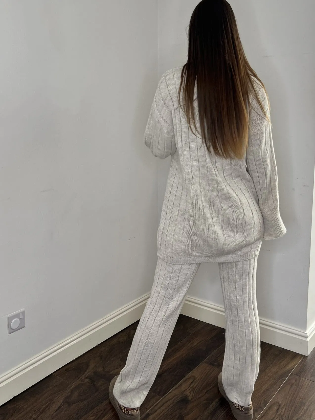 Naia Knitted Co-Ord - Beige