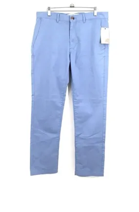 NWT Southern Proper Men's Blue Straight Leg Chino Pants - Size 33/30