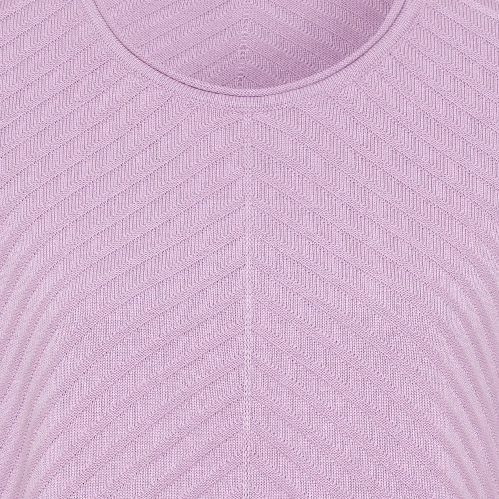 Olsen Long Sleeve Jumper in Henny Fit With Ribbed Pattern in Lilac