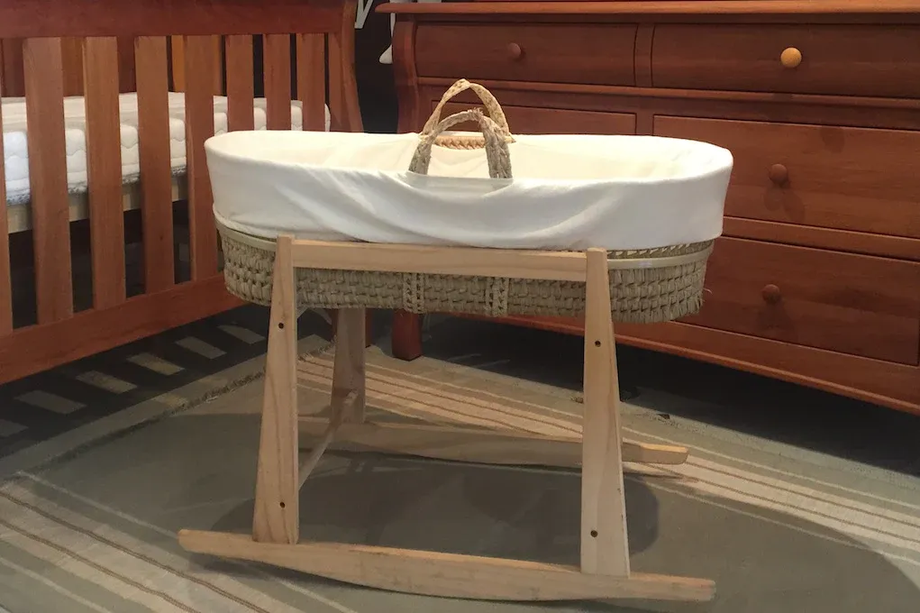 Organic Moses Basket 4 Piece Set
