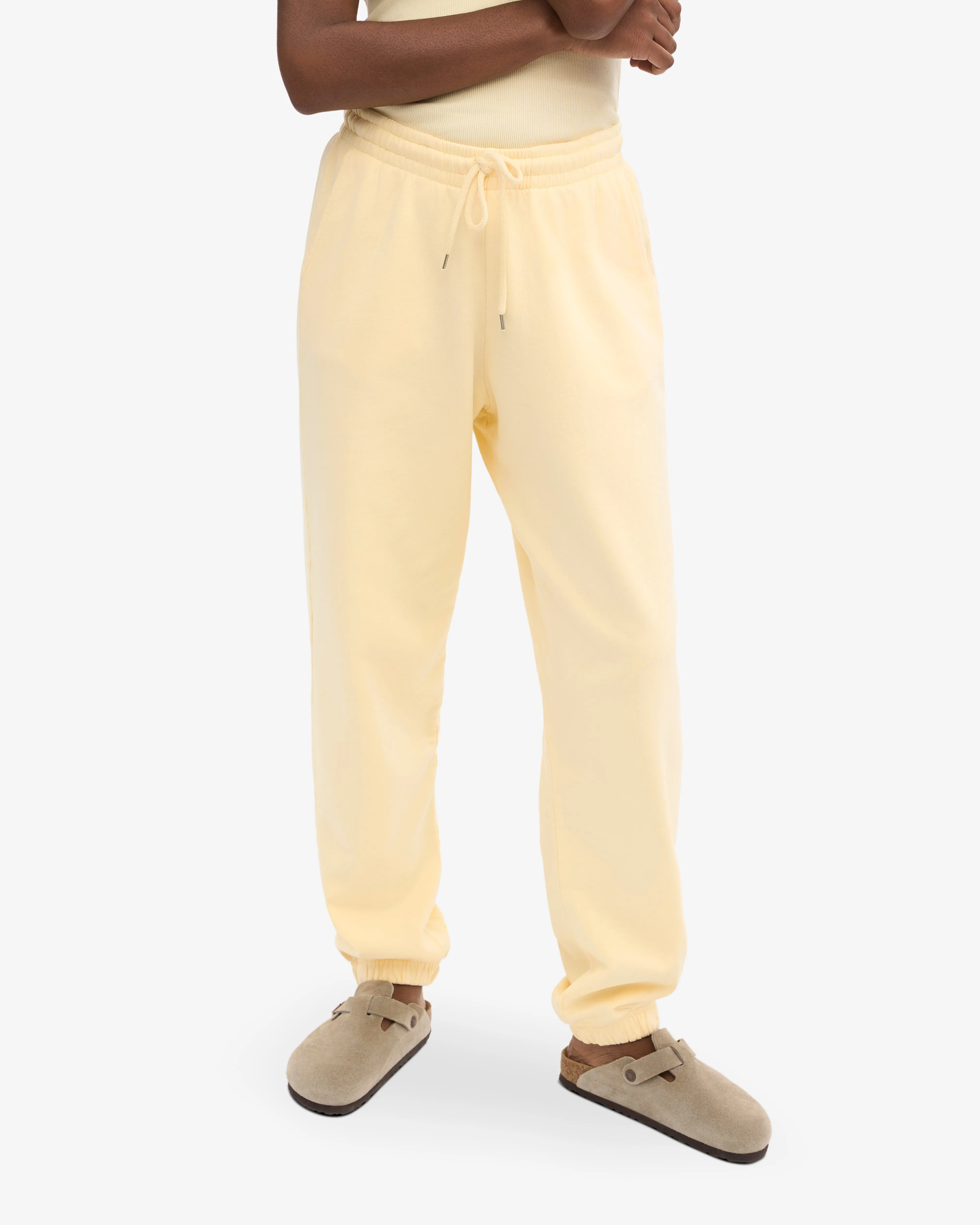 Organic Sweatpants - Soft Yellow