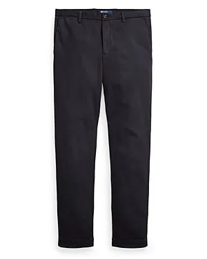 Polo Ralph Lauren Mens Slim fit Chinos Pants 30 / 32 Black Solid Stretch