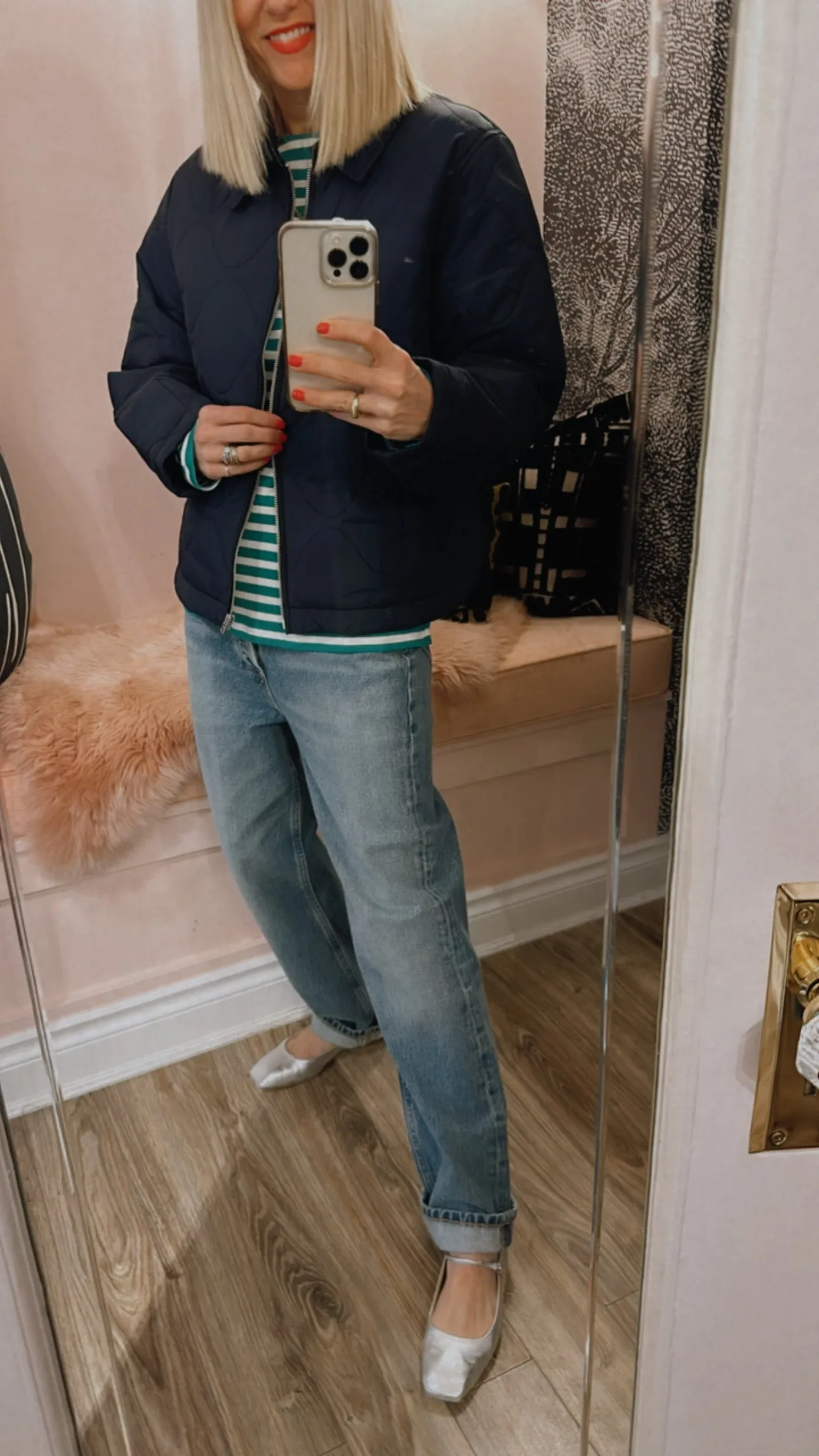 Quilted Bomber Jacket