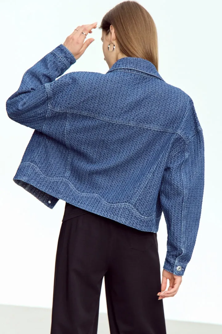 Quilted Denim Jacket