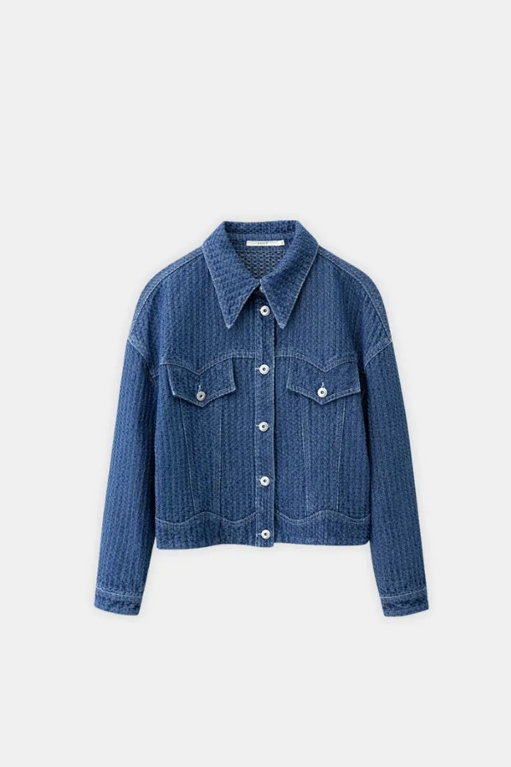 Quilted Denim Jacket