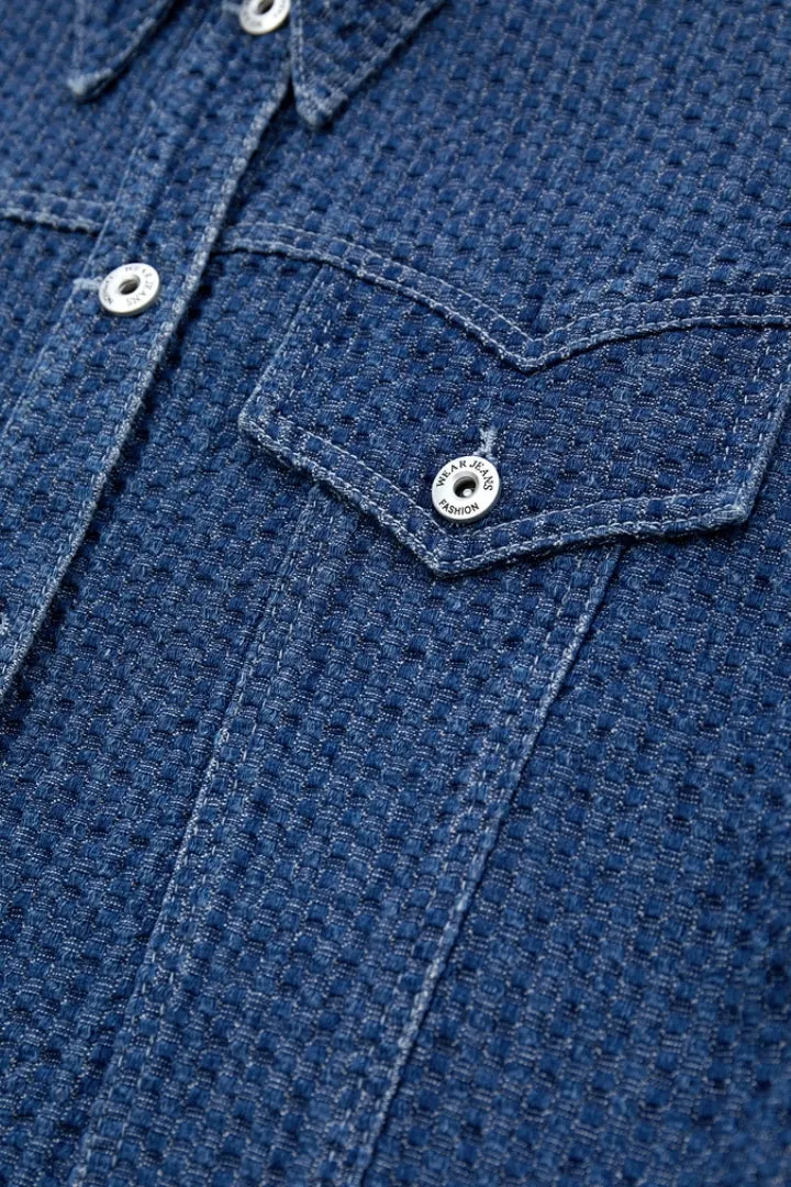 Quilted Denim Jacket