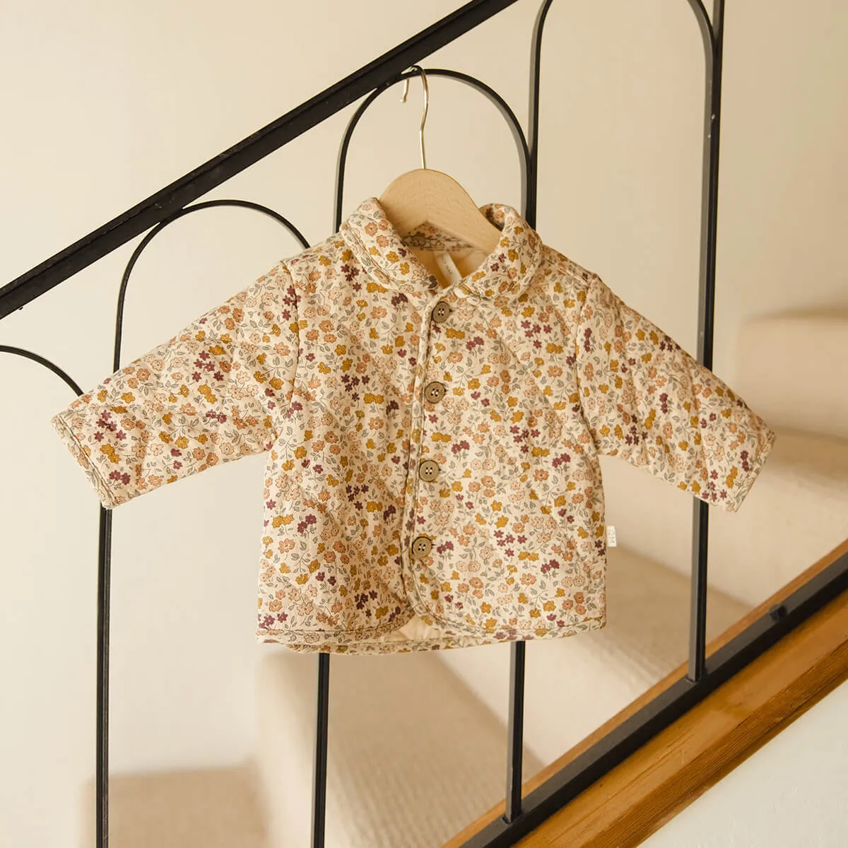 Quilted Jacket in Posy by Quincy Mae