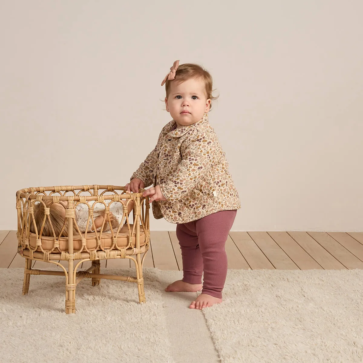 Quilted Jacket in Posy by Quincy Mae