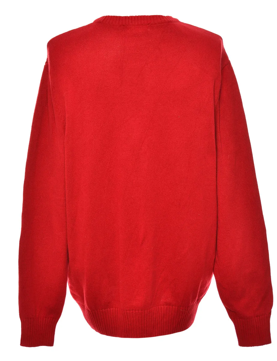 Red Dockers Jumper - L