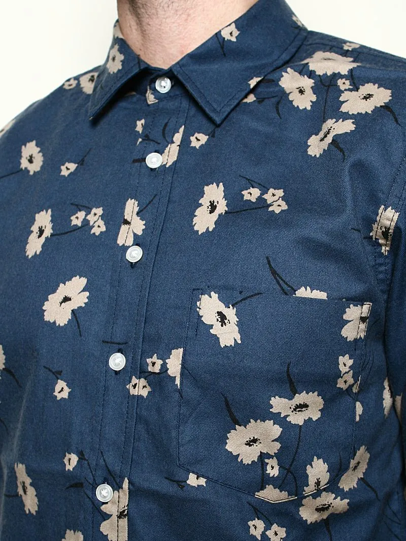 Rogue Territory Oxford Shirt Blue Floral