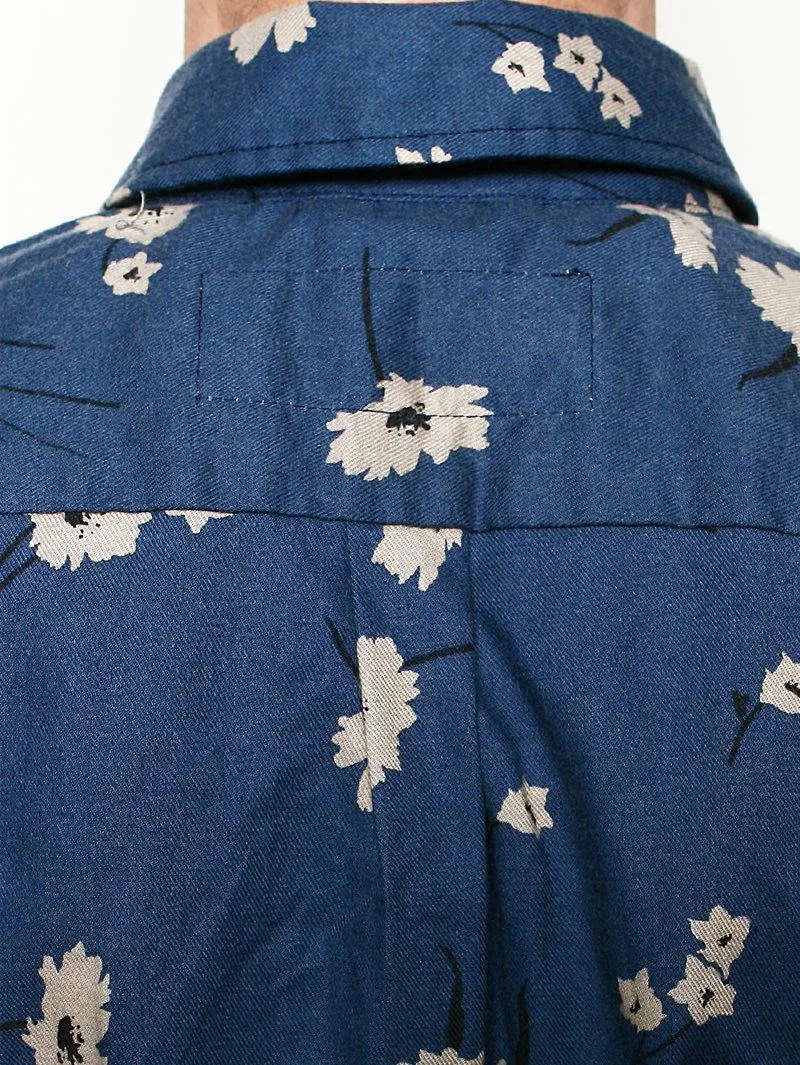 Rogue Territory Oxford Shirt Blue Floral