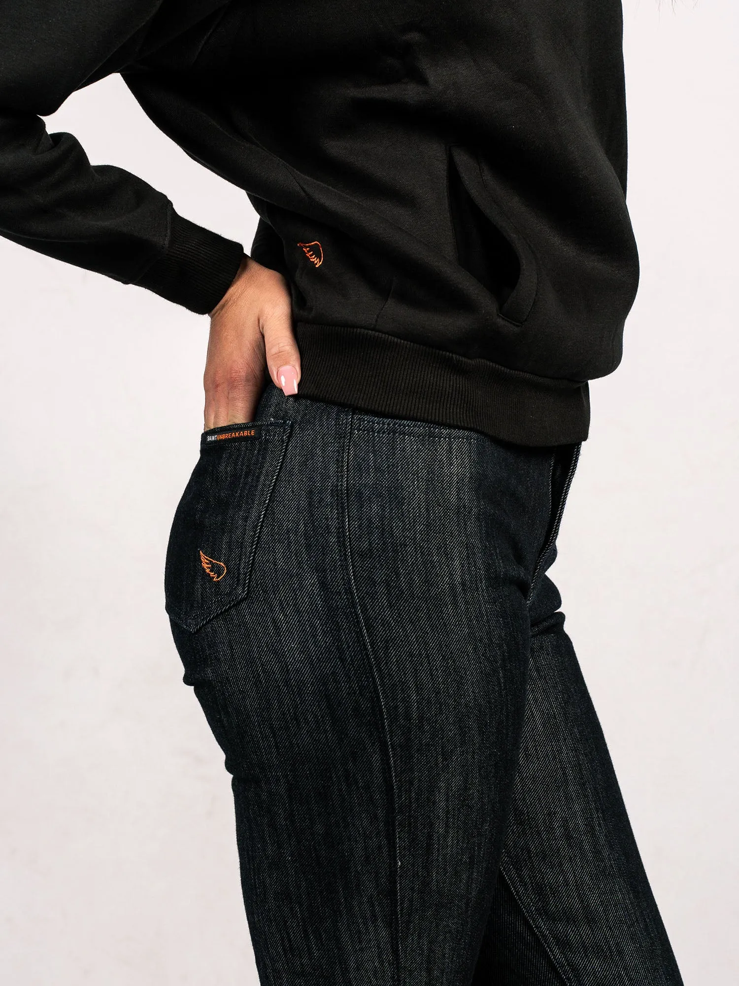 SA1NT Women's Embroidered Crew