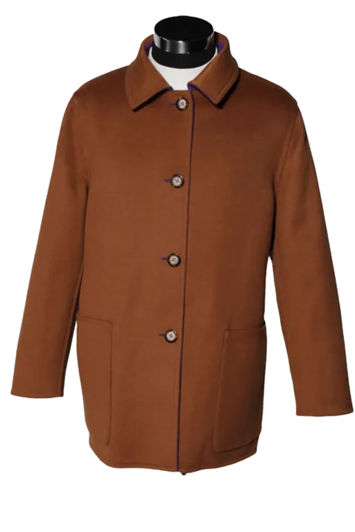 Salvatore Marotana Reversible Cashmere Car Coat