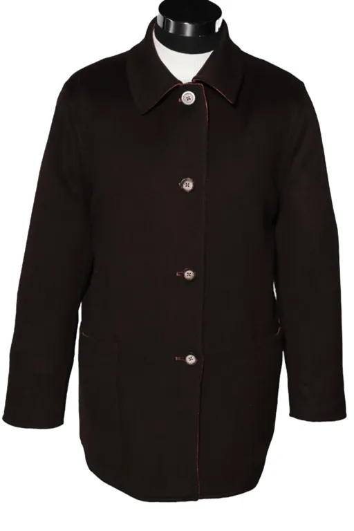 Salvatore Marotana Reversible Cashmere Car Coat