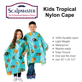 ScalpMaster Cape, Kids Tropical Barber Cape (3095)