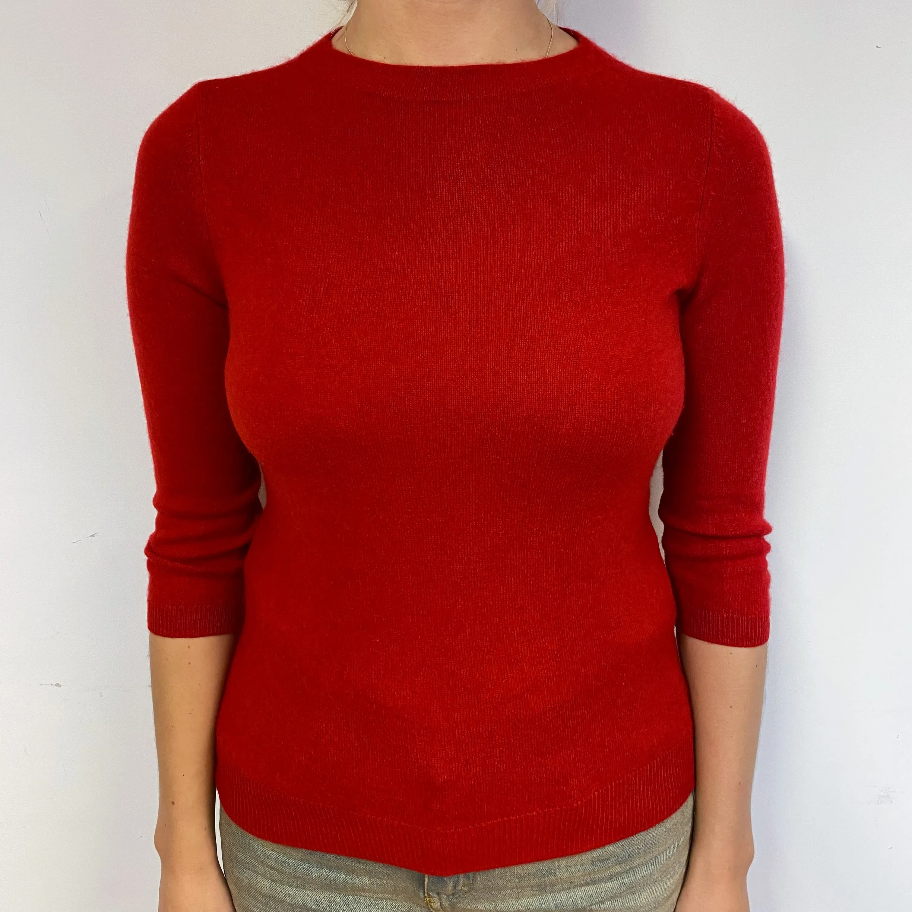 Scarlett Cashmere Crew Neck Jumper Small