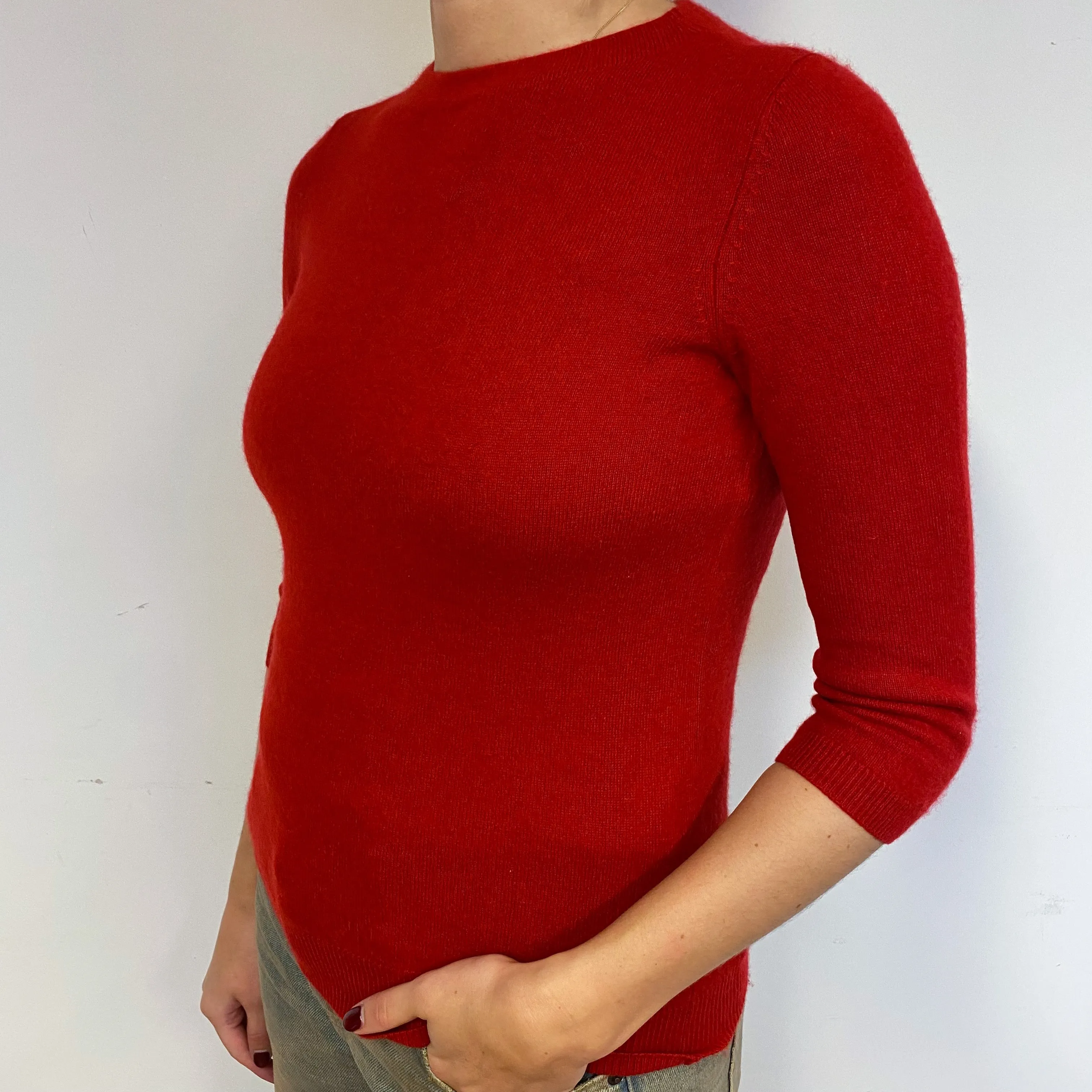 Scarlett Cashmere Crew Neck Jumper Small