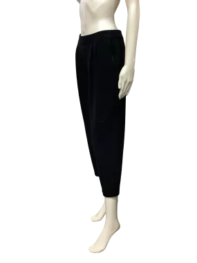 St. John Pant Black Knit Elastic Waist Size: 8