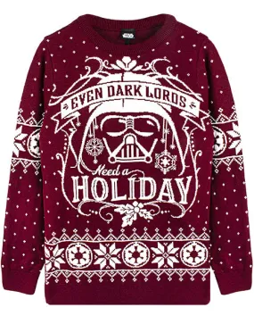 Star Wars Darth Vader Holiday's Knitted Christmas Unisex Jumper