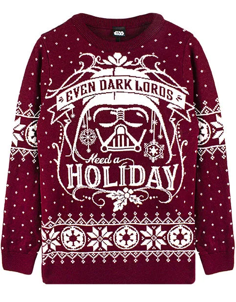 Star Wars Darth Vader Holiday's Knitted Christmas Unisex Jumper