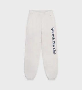 Starter Sweatpant - Heather Gray/Navy