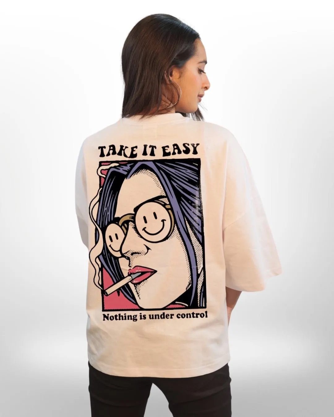 Stay Funky Women Oversized T-Shirt | LEGACY BOUTIQUES