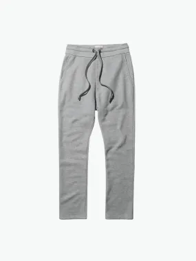 Tapered Loose-Fit Organic Cotton Sweatpants Melange Grey