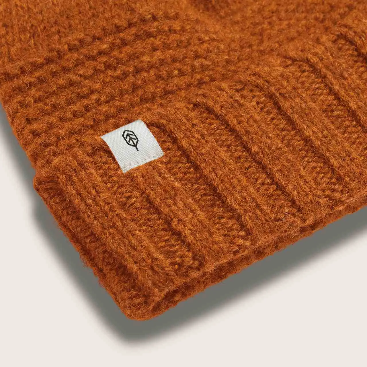 Tasman Ochre | Wool Pom Pom Beanie