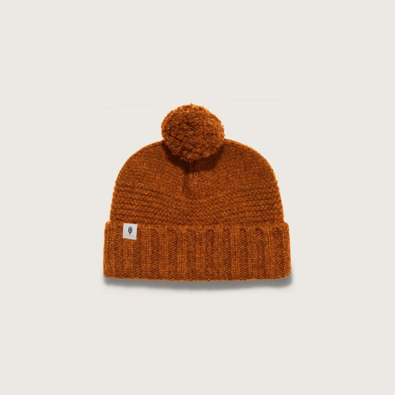 Tasman Ochre | Wool Pom Pom Beanie