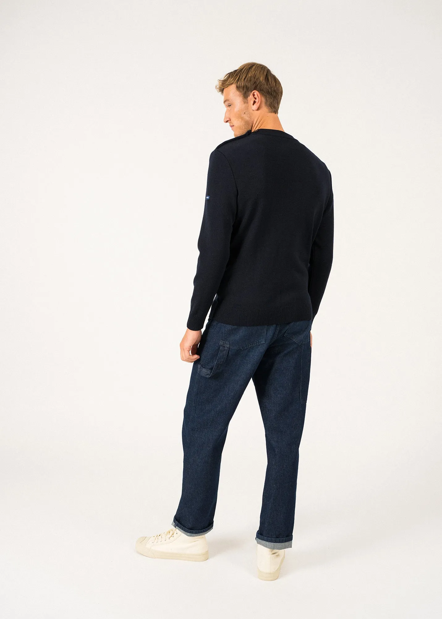 Terre-Mer sailor jumper - SAINT JAMES x Nus (NAVY/MEDOC)