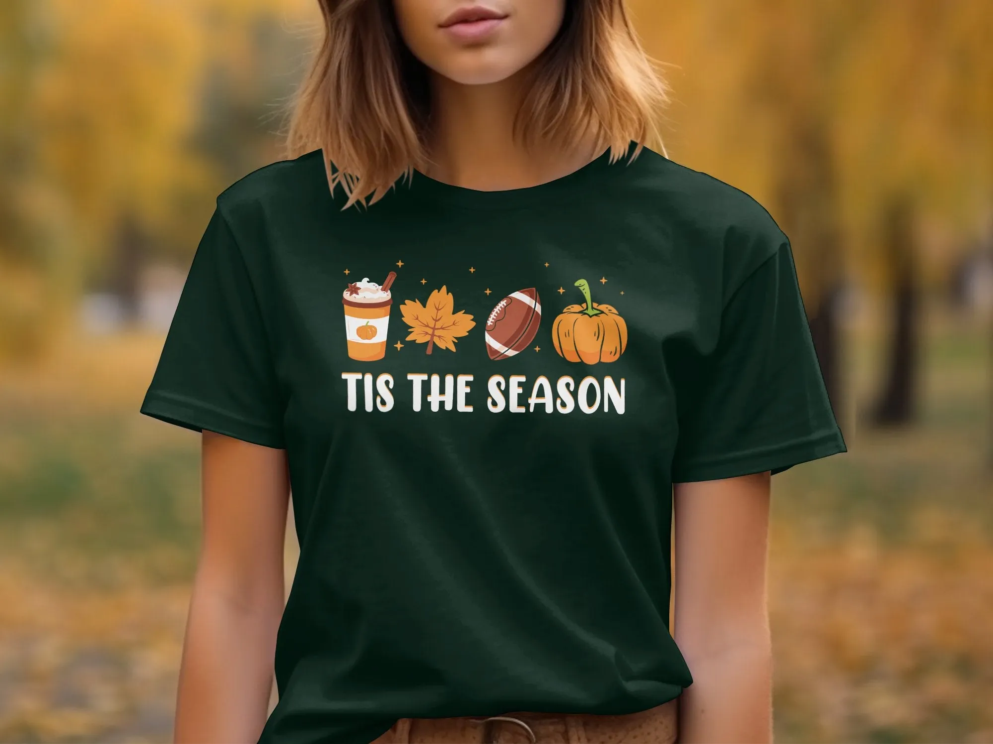 Tis the Season Football & Coffee Shirt, Tank, Sweatshirt and Matching Family Shirts. Perfect Fall or Thanksgiving Gift