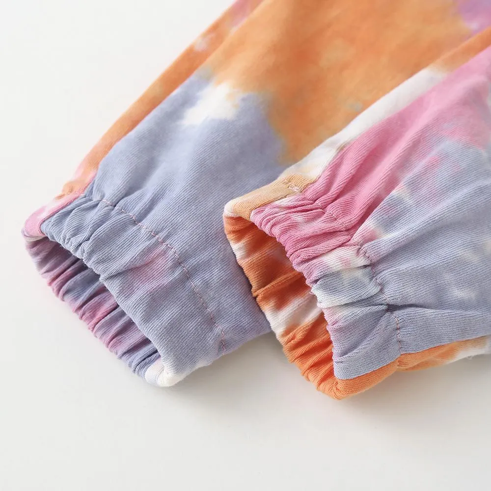 Toddler Girls Tie Dye Sweatpants