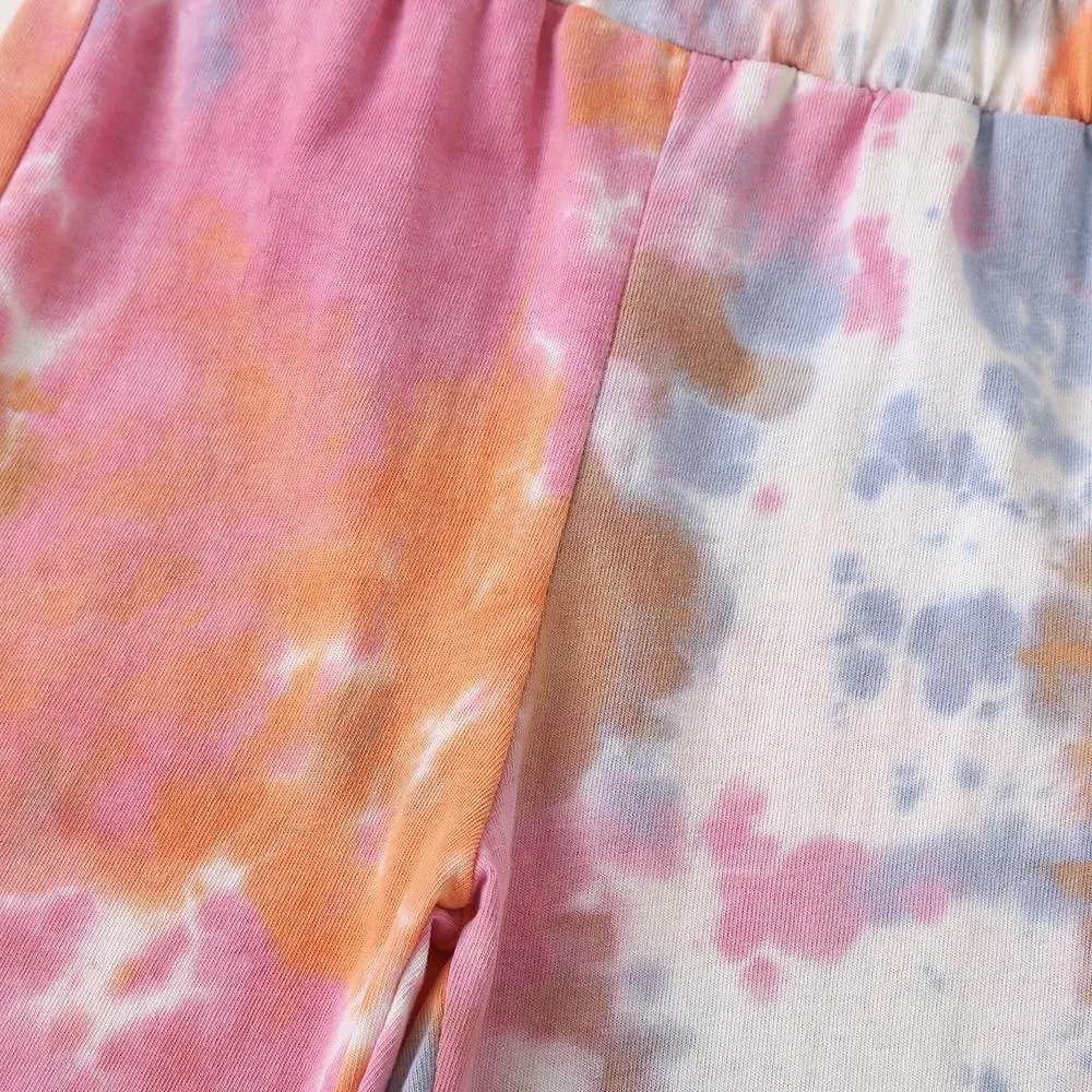 Toddler Girls Tie Dye Sweatpants