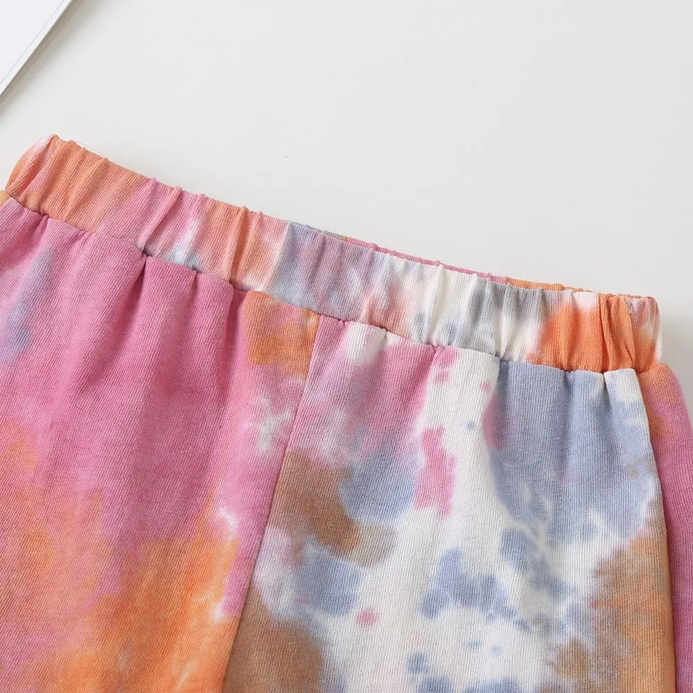 Toddler Girls Tie Dye Sweatpants
