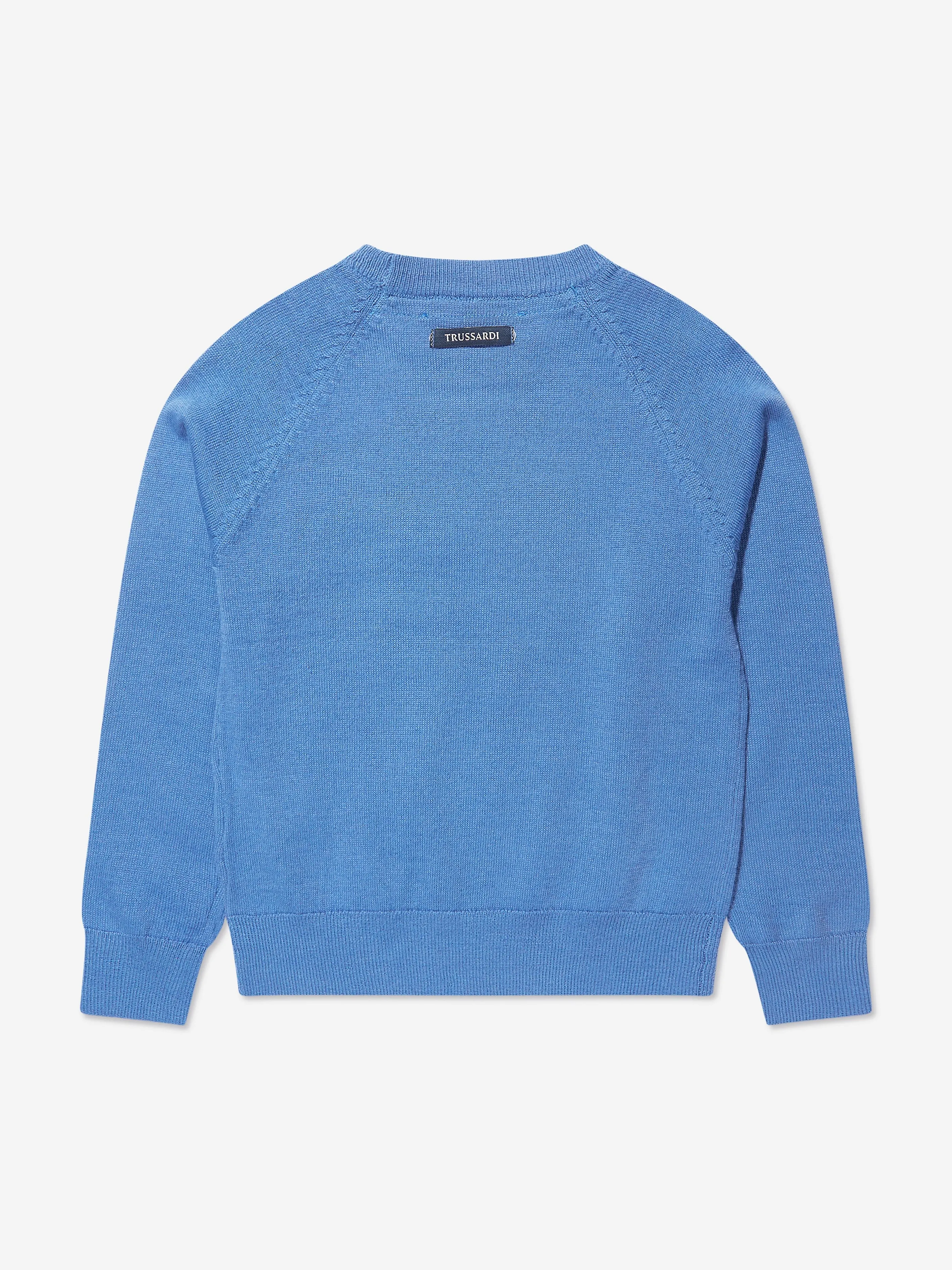 Trussardi Boys Hershel Sweatshirt in Blue