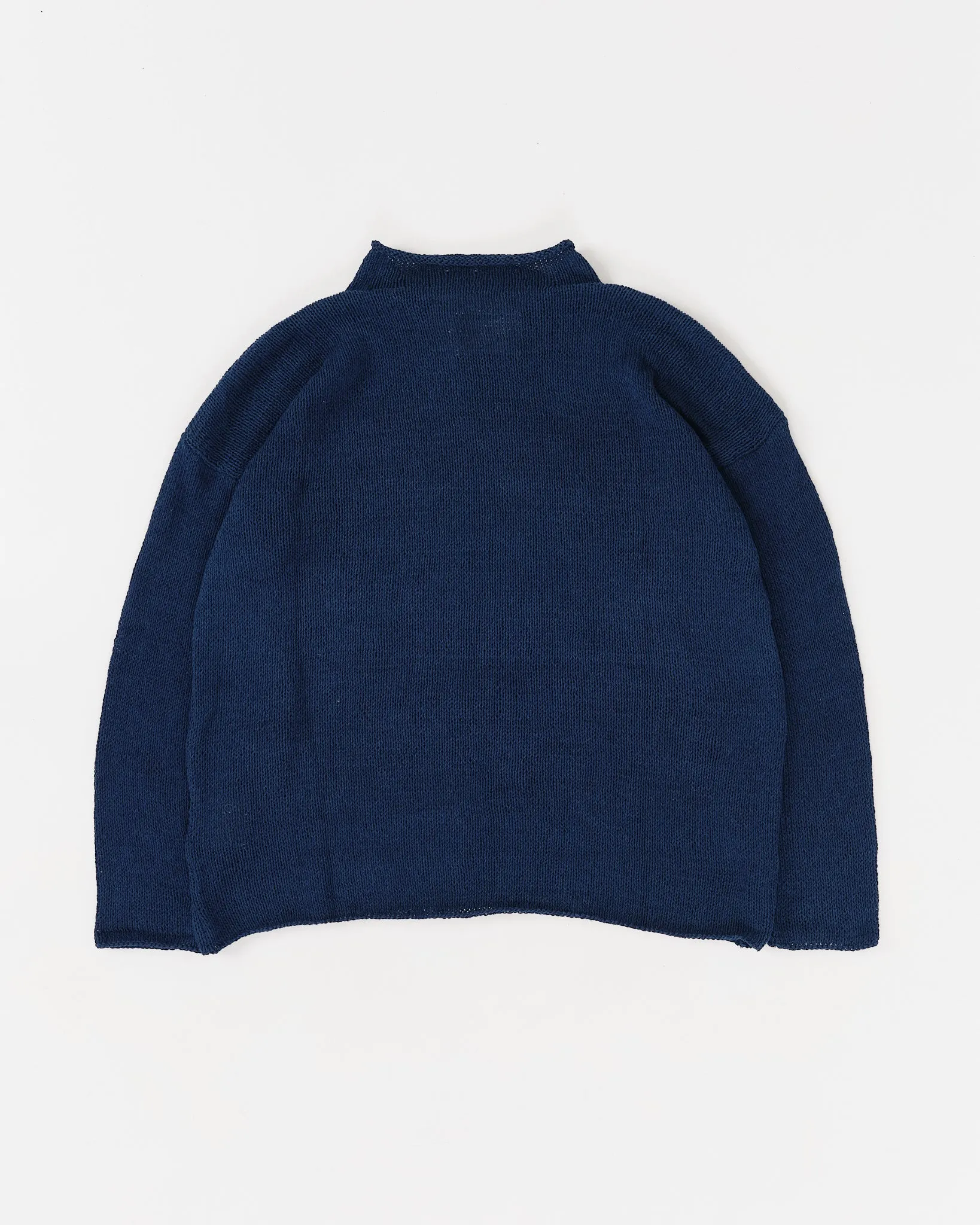 Twinsun Knit Rollneck - Indigo Growing Peace