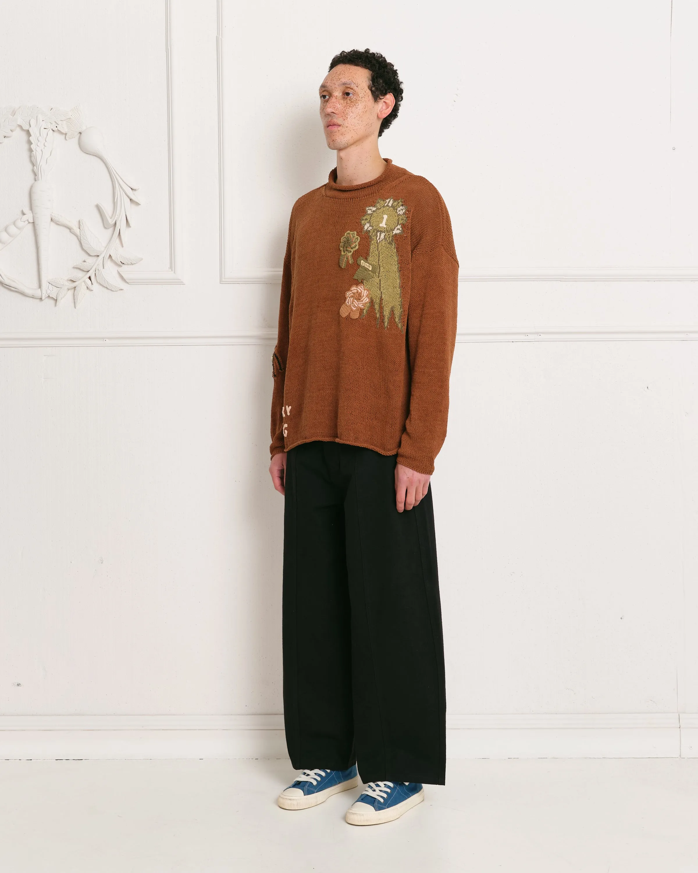 Twinsun Rollneck - Brown Rosette