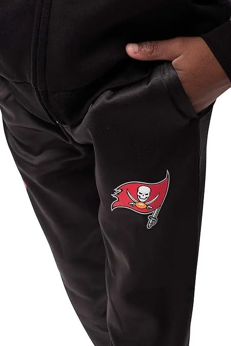 Ultra Game NFL Official Youth Super Soft Game Day Jogger Sweatpants, Tampa Bay Buccaneers|Tampa Bay Buccaneers