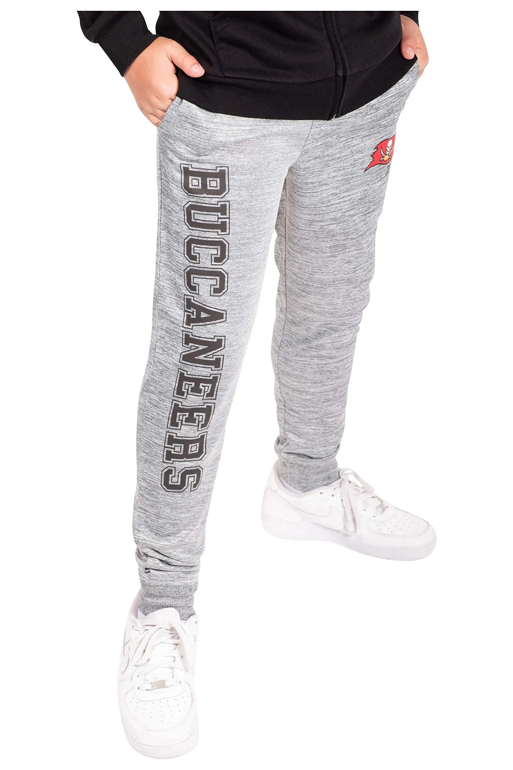 Ultra Game NFL Official Youth Super Soft Game Day Jogger Sweatpants, Tampa Bay Buccaneers|Tampa Bay Buccaneers