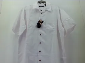 Ultraclub Unisex White Camp Shirt Small