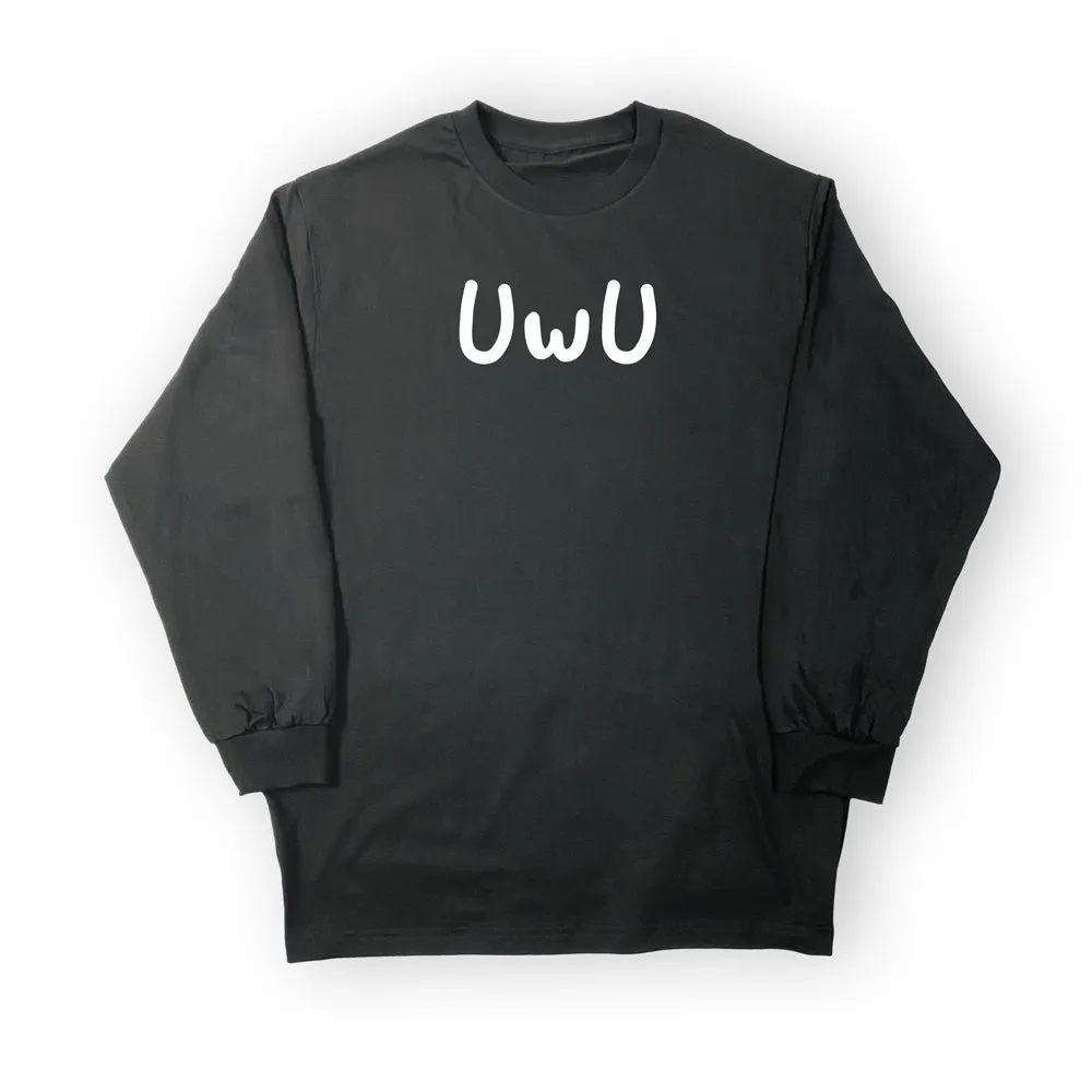 UwU Emoticon Long Sleeve Tee