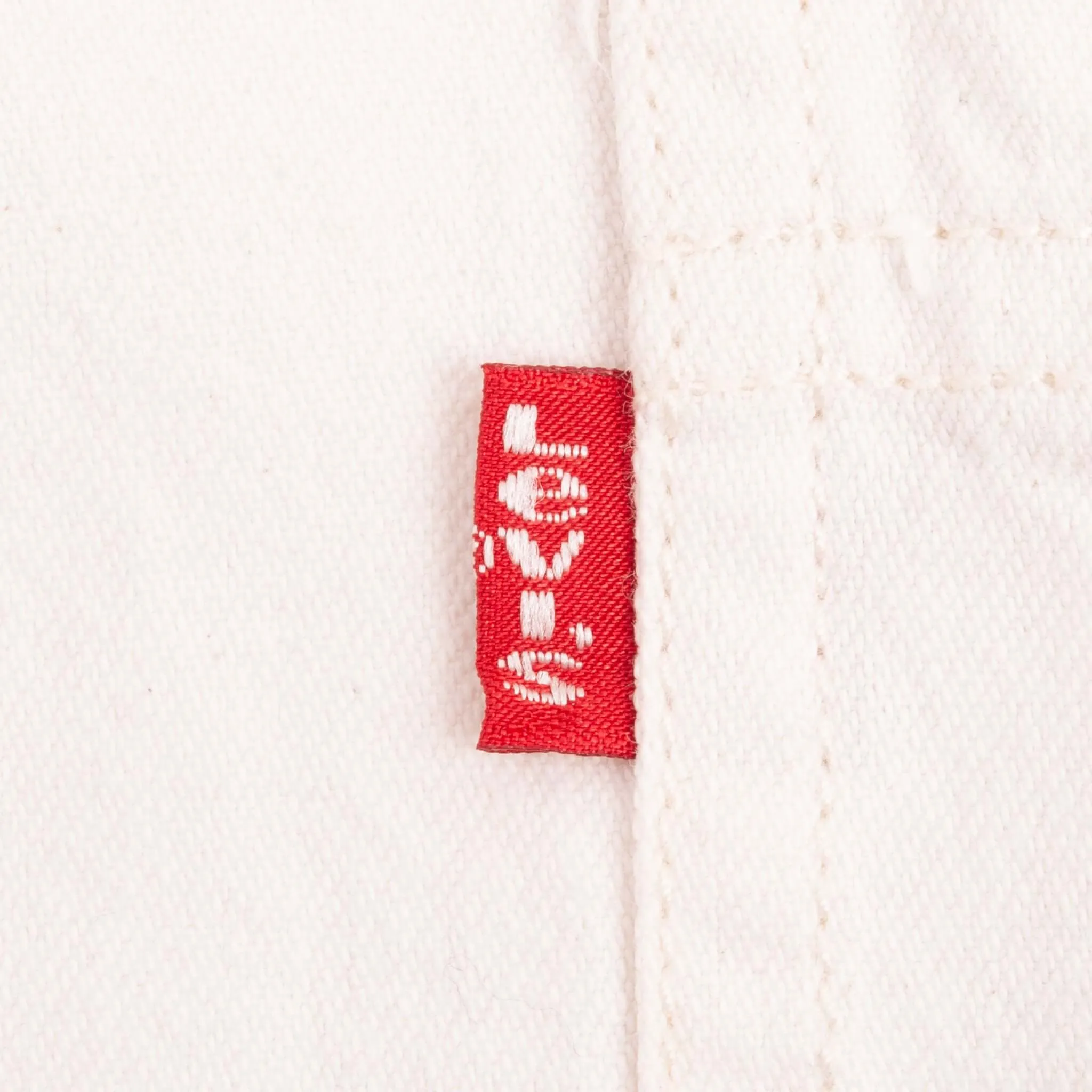 VINTAGE LEVIS RED TAB DENIM WHITE POCKET SHIRT 1990S SIZE XL