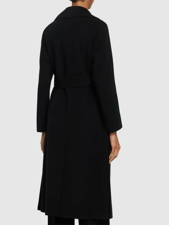 Weekend Max Mara   Manu belted wool midi coat 