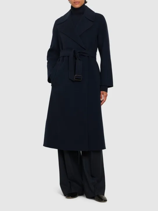 Weekend Max Mara   Manu belted wool midi coat 