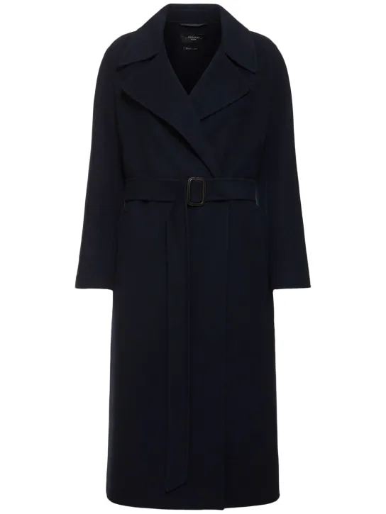 Weekend Max Mara   Manu belted wool midi coat 