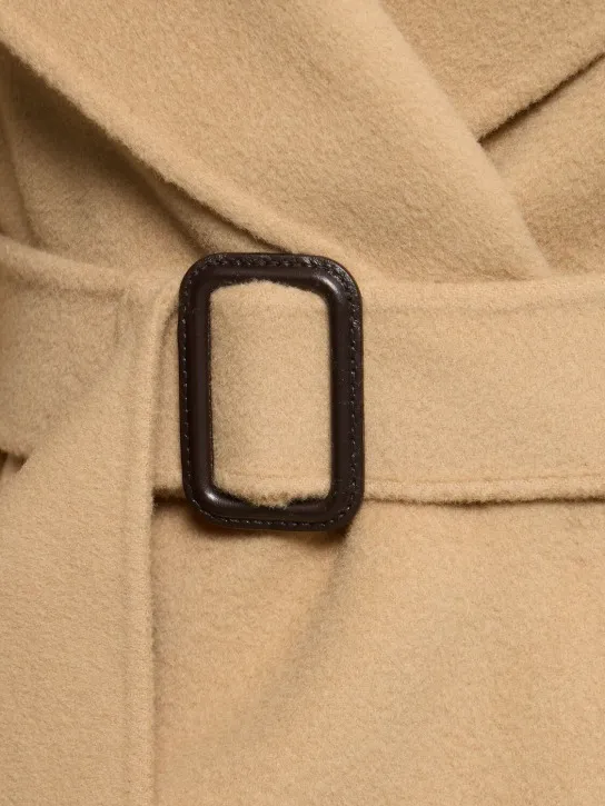 Weekend Max Mara   Manu belted wool midi coat 