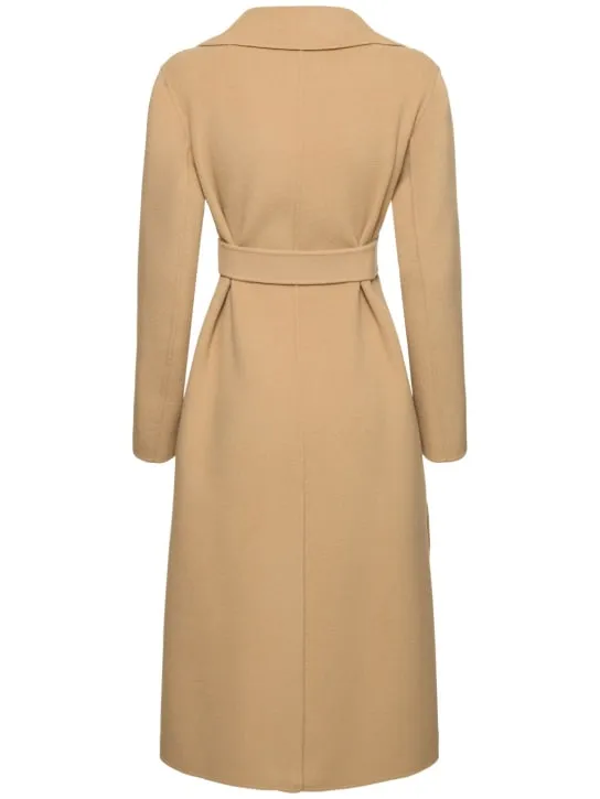 Weekend Max Mara   Manu belted wool midi coat 