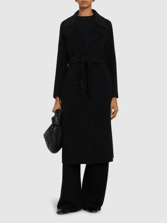 Weekend Max Mara   Manu belted wool midi coat 