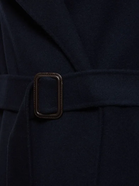 Weekend Max Mara   Manu belted wool midi coat 